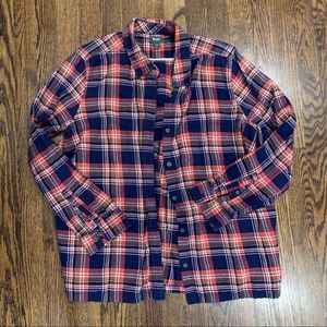 Roots women’s flannel shirt